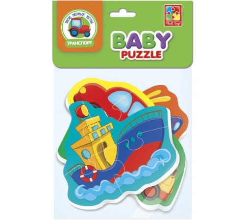 Пазлы фомовые Vladi Toys VT1106-96 Транспорт