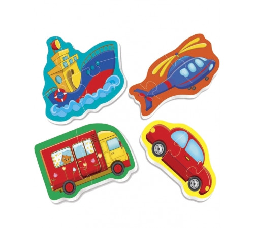 Пазлы фомовые Vladi Toys VT1106-96 Транспорт