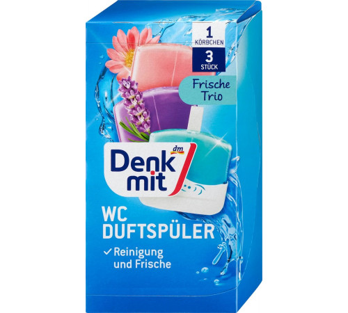 Підвісний туалетний блок Denkmit Frische Trio 3 шт