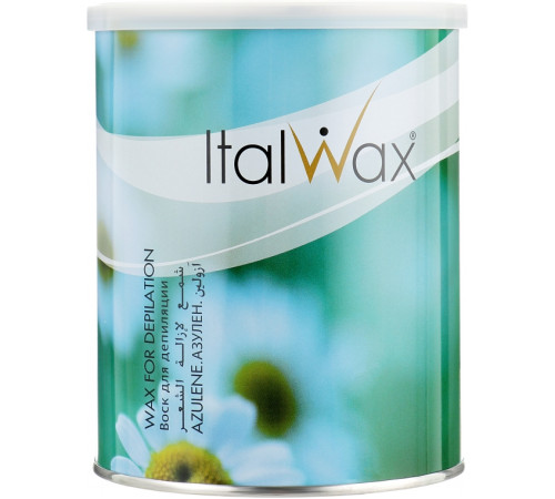 Теплый воск для депиляции ItalWax Azulene Ромашка 800 мл Теплый воск для депиляции ItalWax Azulene Ромашка 800 мл
