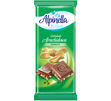 Шоколад молочный Alpinella с Арахисом 90 г