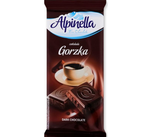 Шоколад черный Alpinella 90 г