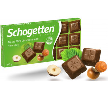 Шоколад молочный Schogetten с Лесными Орехами 100 г