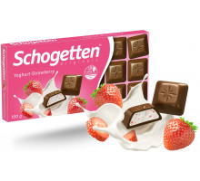 Шоколад молочный Schogetten Клубничный йогурт 100 г