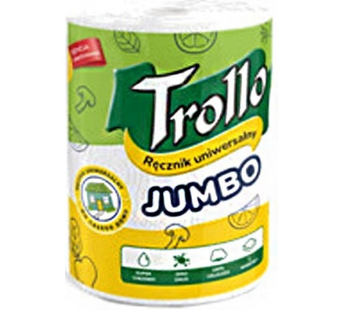 Паперові рушники Trollo Jumbo 2 шари 1 рулон