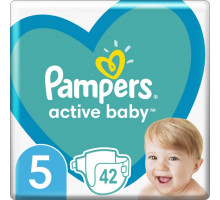 Підгузники Pampers Active Baby розмір 5 (Junior) 11-16 кг 42 шт
