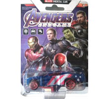Машинка Avengers Endgame М-1 на листі