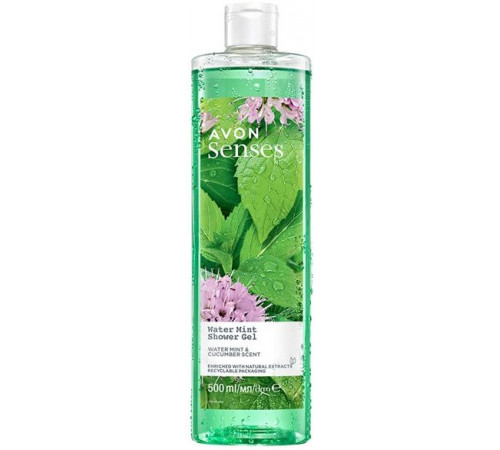 Гель для душа Avon Senses Water Mint 500 мл