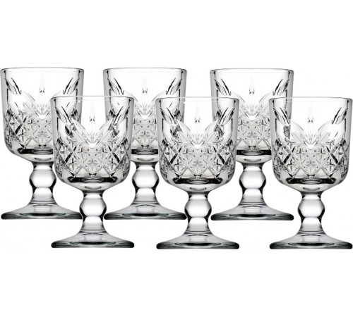 Набір чарок на ніжці Pasabahce 51718 Timeless 6 шт 60 мл