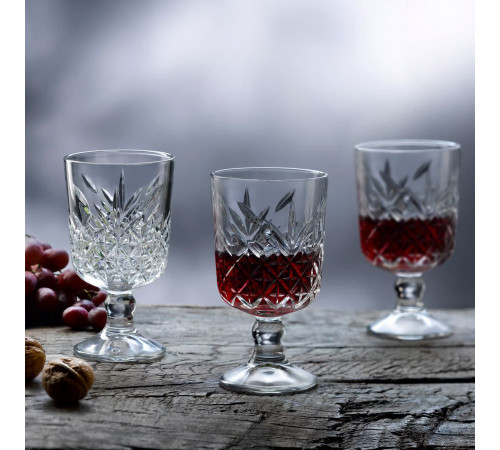 Набір чарок на ніжці Pasabahce 51718 Timeless 6 шт 60 мл