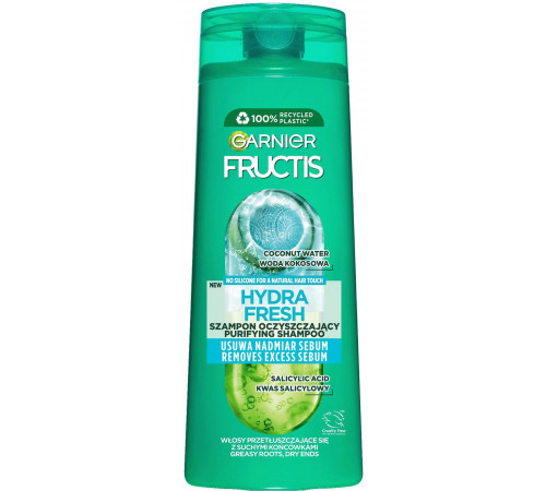 Шампунь для волос Garnier Fructis Hydra Fresh 400 мл