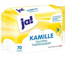 Влажная туалетная бумага Ja! Kamille 70 шт