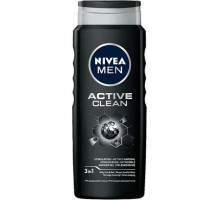Гель для душу чоловічий Nivea Active Clean 500 мл
