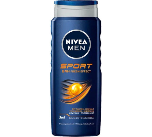 Гель для душу чоловічий Nivea Sport 500 мл