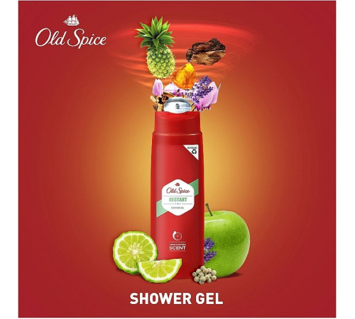 Гель для душу Old Spice Restart 3 in 1 400 мл