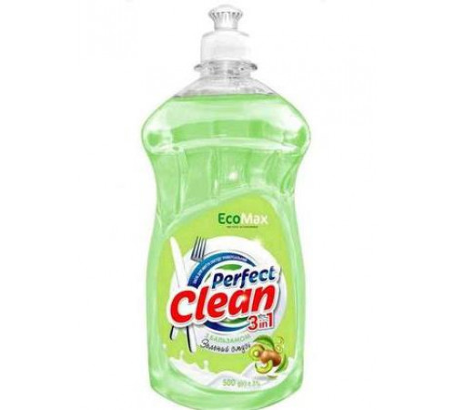 Засіб для миття посуду з бальзамом EcoMax Perfect Clean 3in1 Зелений смузі 500 г Засіб для миття посуду з бальзамом EcoMax Perfect Clean 3in1 Зелений смузі 500 г