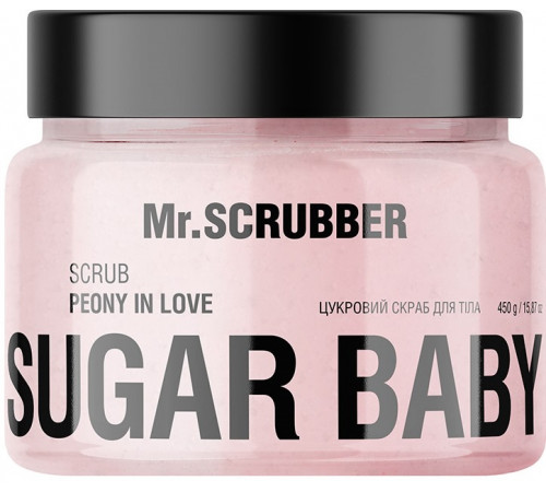 Сахарный скраб для тела Mr.Scrubber Sugar Baby Peony in Love 450 г Сахарный скраб для тела Mr.Scrubber Sugar Baby Peony in Love 450 г