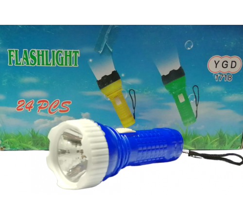 Ліхтарик з батарейками Led Flashlight YGD-1718 3*LR44