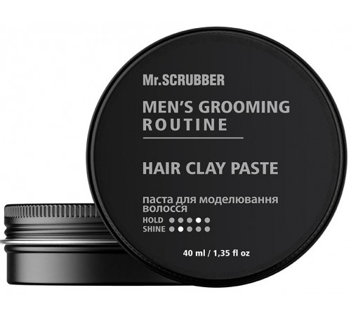 Паста для моделювання волосся Mr. Scrubber  Men`s Grooming Routine 40 мл