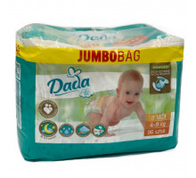 Підгузники дитячі DADA Extra Soft (3) midi 4-9кг Jumbo Bag 96 шт