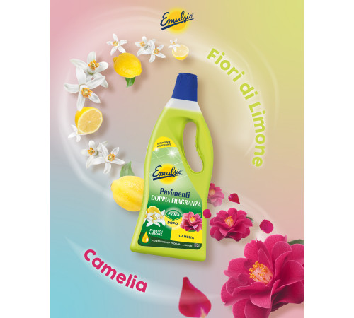 Средство для мытья полов Emulsio Lemon & Camelia 750 мл
