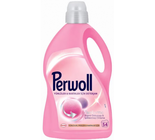 Гель для стирки шерстяных и деликатных вещей Perwoll Wool & Delicates 2.97 л