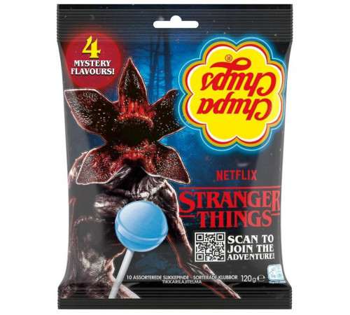 Льодяники на паличці Chupa Chups Stranger Things 120 г