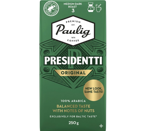Кава мелена Paulig Presidentti Original 250 г