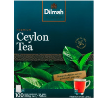 Чай чорний Dilmah Premium Ceylon Tea 200 г 100 пакетиків
