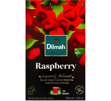 Чай чорний Dilmah Raspberry 30 г 20 пакетиків