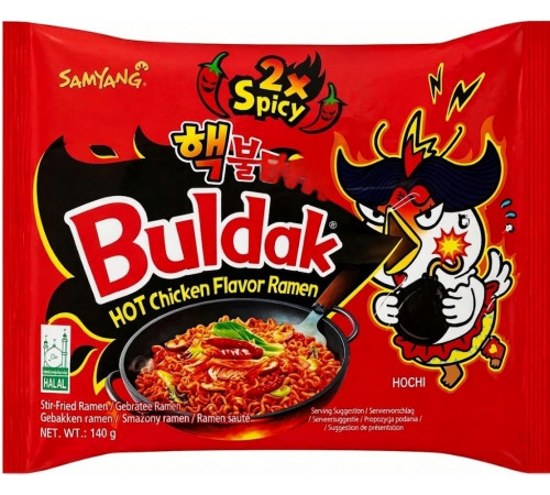 Лапша быстрого приготовления Samyang Buldak Hot Chicken Flavor Ramen 140 г