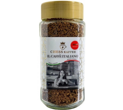 Кава розчинна Chess Kaffee IL Caffe Italiano скло 200 г Кава розчинна Chess Kaffee IL Caffe Italiano скло 200 г