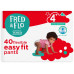 Підгузки-трусики Fred&Flo Easy Fit 4+ (10-17 кг) 40 шт