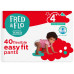 Подгузники-трусики Fred&Flo Easy Fit 4+ (10-17 кг) 40 шт