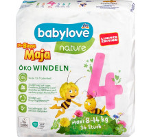 Підгузки Babylove Nature 4 (8-14 кг) 34 шт