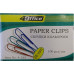 Скрепки металлические цветные 4Office 4-322 100 шт