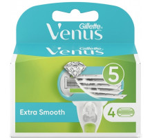 Сменные картриджи для бритья Gillette Venus Extra Smooth 5 лезвий 4 шт (цена за 1шт)
