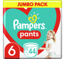 Підгузники-трусики Pampers Pants Розмір 6 (Extra Large) 15+ кг 44 шт