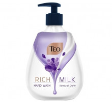 Мило рідке TEO Rich Milk Sensuale Care дозатор 400 мл