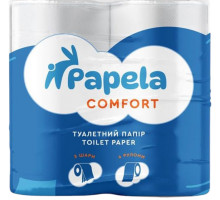 Туалетний папір Papela Comfort 3 шари 4 рулони
