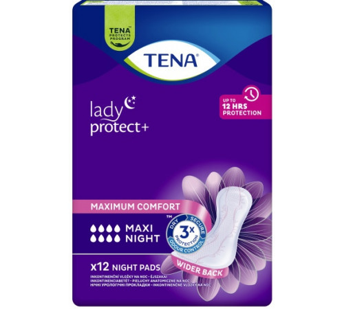 Урологічні прокладки Tena Lady Protect Maxi Night 8 к 12 шт