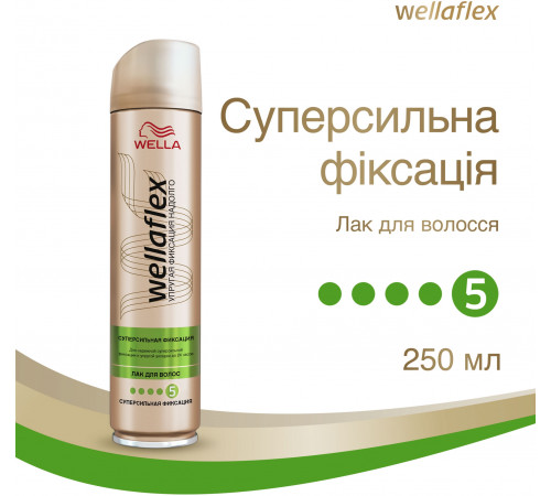 WellaFlex Лак для волосся Суперсильна Фіксація 250 мл