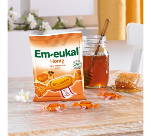 Льодяники з медовою начинкою Em-eukal Honig 75 г