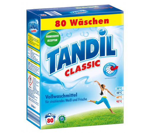 Стиральный порошок Tandil Classic Vollwaschmittel 5.2 кг 80 циклов стирки