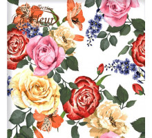 Салфетка La Fleur Удивительные Розы 33х33 см 2 слоя 16 шт