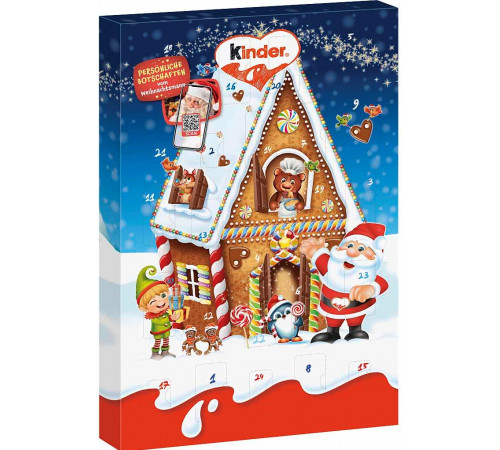 Адвент-календар Kinder Mini Mix 151 г Адвент-календар Kinder Mini Mix 151 г