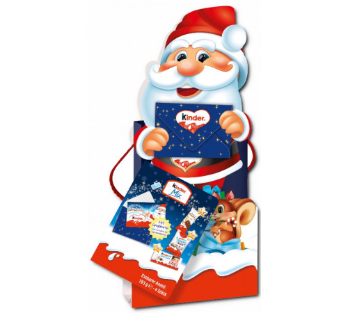 Новорічний подарунок Kinder Mix з вітальною листівкою 193 г Новорічний подарунок Kinder Mix з вітальною листівкою 193 г