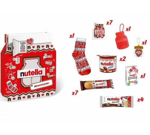 Адвент-календар Nutella 528 г Адвент-календар Nutella 528 г