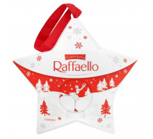 Новогодние конфеты Raffaello Украшение на елку Звездочка 40 г Новогодние конфеты Raffaello Украшение на елку Звездочка 40 г