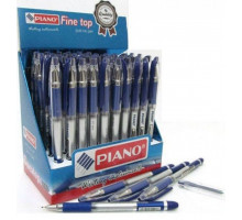 Ручка масляна Piano Sagacious РТ-501 синя 0.7 мм